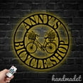 thumbnail image 3 of Handmadetneonsign Bicycle Shop Metal Wall Art Light, Mountain Bike Metal Sign Wall Decor, Sport Home Metal Decor, 3 of 5