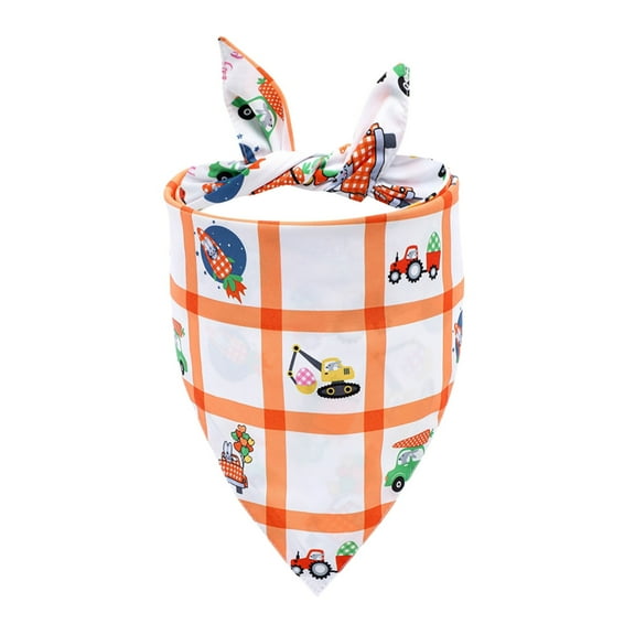 MXTPOV Easter Dog Bandanas, Cute Printed Triangle Dog Scarves, Puppy Bandana, Washable Pet Bandana for Holiday, Easter Decorations