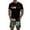 Dark Green, variant on GrmtClth Mens Hawaii 2 Piece Outfits Beach Crew Neck T-Shirt and Shorts Set Breathable Short Sleeve Outfits Soft Elastic Drawstring Clothing Orange 5XL