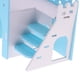thumbnail image 3 of HAMSTER HOUSE, pequeño animal, jerbo, ratón, escondite, jaula, casa, hábitat para mascotas con escalera Azul, 3 of 9