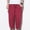 Red, variant on WWV 3/4 Pants Men Mens Cropped Pants Pocket Drawstring Trousers Solid Color Fashion Relaxed Fit Weekend Travel Cotton Linen Pants Beige L