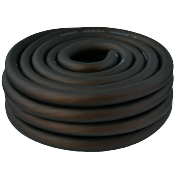 soundbox connected 0 gauge black amplifier amp power/ground 1/0 wire 25 feet superflex cable 25'