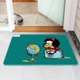 thumbnail image 1 of Felpudo para puerta de entrada, alfombra antideslizante y lavable para cocina, dormitorio, Kawaii, decoración de balcón para el hogar Fivean unisex, 1 of 2