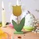 thumbnail image 1 of Wmhnj Tulipanes de madera, adorno de Pascua, flores artificiales, decoracin para el hogar, mesa o fiesta, 1 of 9