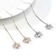 thumbnail image 3 of Pendientes colgantes de cadena larga con forma de araña de cristal a la moda, pendientes de aleación para mujer, dorados, 3 of 4