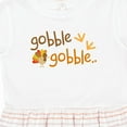 thumbnail image 4 of Inktastic Gobble Gobble Thanksgiving Girls Toddler Dress, 4 of 5