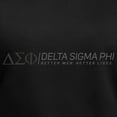 thumbnail image 3 of CafePress - Delta Sigma Phi Grayscale Logo T Shirt - Women's V-Neck Dark T-Shirt, 3 of 4