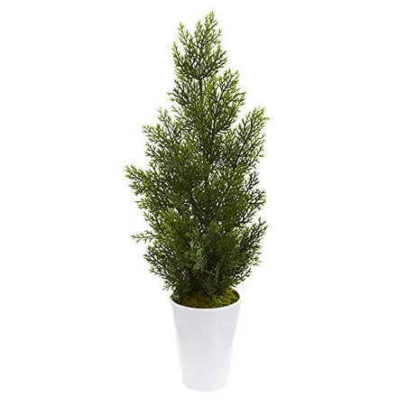 Nearly Natural 5694 Wh 27 In Mini Cedar Artificial Pine