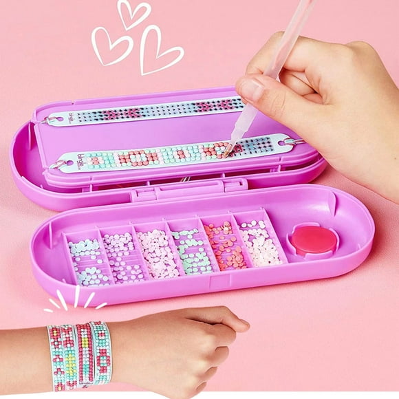 Tepsmf Diamond Art Bracelet Kit Bracelet Making Kit For Girls Diamond Art Kits For Kids Diamond Art Diamond Art For Kids DIY Bracelet Making Kit For Girls,Kids Toys