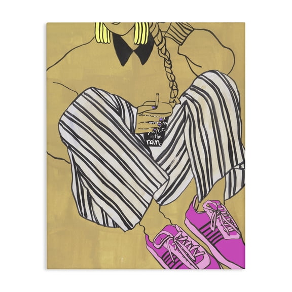Stupell Industries Crimson Thread Fashionista Canvas Wall Art, design by Melissa Wang