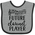 thumbnail image 3 of Inktastic Future Clarinet Player Music Boys or Girls Baby Bib, 3 of 4