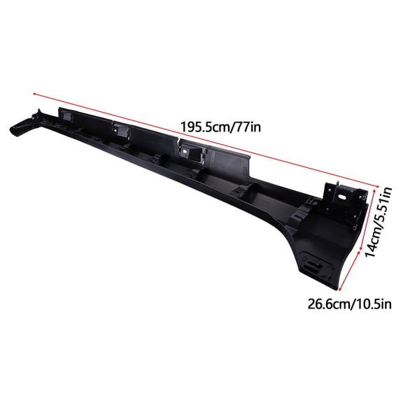 (Skirt Panel)Rocker Panel Skirt Molding Left Driver Side Compatible for Honda Civic 1.5L 2.0L 2016-2020 Replaces 71850-TBA-A01 71850TBAA01