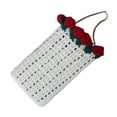 thumbnail image 3 of Bolso de hombro de crochet terminado, regalo de San Valentín para la playa, bolso tejido a mano. Blanco, 3 of 9