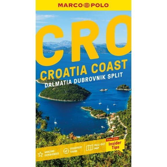 Marco Polo Pocket Guides Croatia Coast Marco Polo Pocket Guide: With Pull-Out Map, (Paperback)