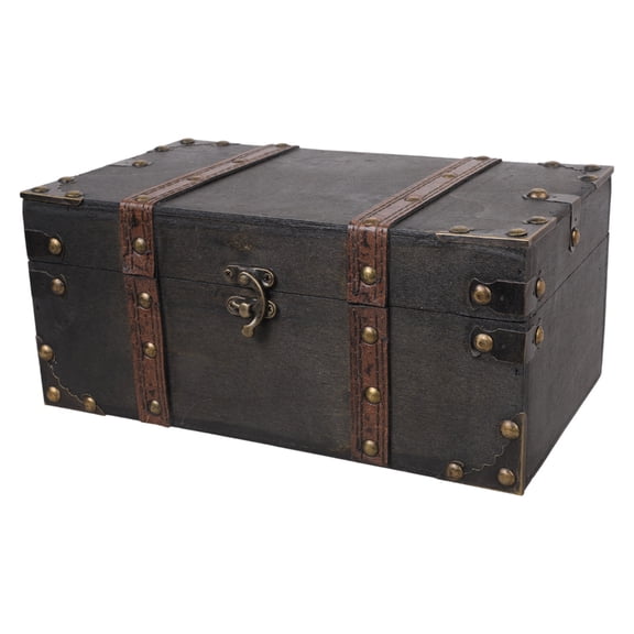 Tizuqe Multipurpose Sturdy Wood Storage Box for Enhancing Home Decoration Daily Use