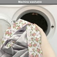thumbnail image 2 of Floral Dog Crate Cover, Blossoming Flower Arrangements and Bunnies Pattern, Easy to Use Pet Kennel Cover Small Dogs Puppies Kittens, 7 Sizes, Blue Multicolor, by Ambesonne, 2 of 6