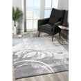 thumbnail image 2 of 5â€™ x 8â€™ Gray Abstract Splatter Area Rug, 2 of 9