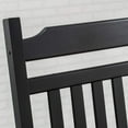 thumbnail image 3 of BplusZ Patio Outdoor Rocking Chair Set 3 Piece Furniture Rocker with Small Side Table for Bistro Porch Black, 3 of 7