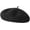 Black, variant on Wool Berets for Women - Classic French Beret Hats for Women and Kids, Solid Color Artist Style