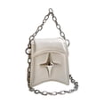 thumbnail image 4 of Bolso bandolera pequeño jinwen cartera ligera de moda mini Bolso de hombro Cuero PU 12 cm x 7 cm x 14 cm, 4 of 8
