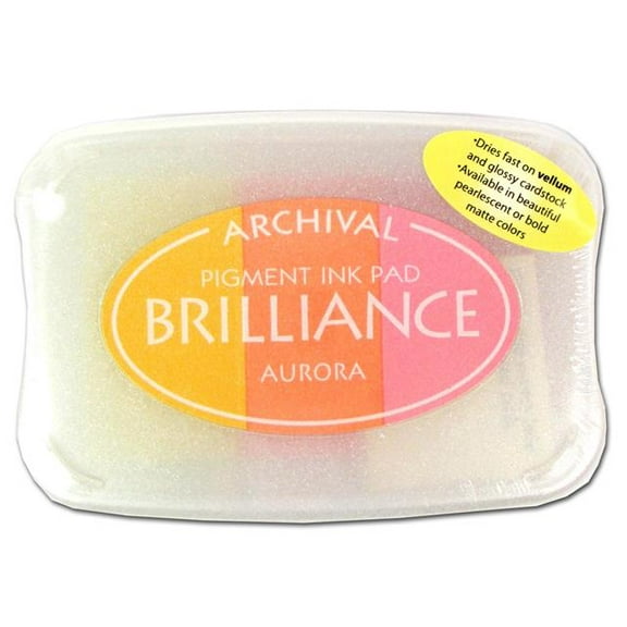 Brilliance Craft Ink Pad Large 3/Color Aurora
