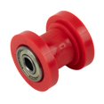 thumbnail image 2 of Motorcycle Bike Red 8mm Chain Roller Slider Tensioner Guide Pulley Dirt New, 2 of 11