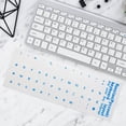 thumbnail image 6 of Hzzsbu 2Pcs Russian Transparent Keyboard Stickers Russia Layout Alphabet Label Letters for Notebook Computer PC Laptop, 6 of 7