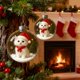 thumbnail image 4 of mfyjkho Adorno navideño transparente con forma de bola y escena invernal en miniatura para árbol de Navidad (8 cm, 1 unidad), 4 of 6