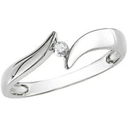 Miabella Diamond Accent 14kt White Gold