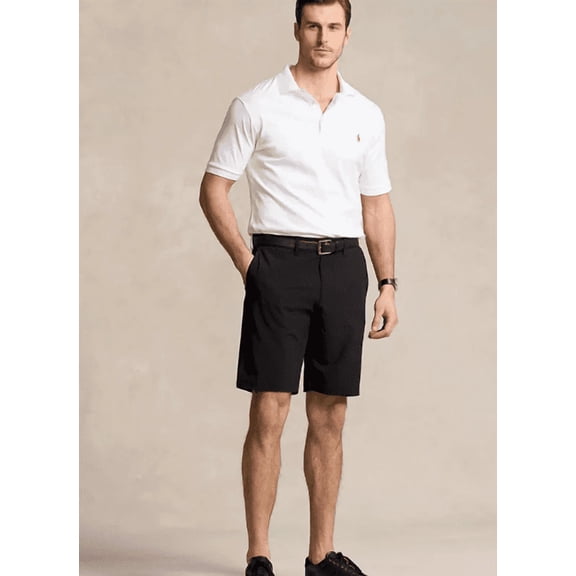 Polo Ralph Lauren Men's Black Big & Tall Classic Fit Shorts, 58 B