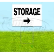 Storage Right (18" x 24") Yard Sign, Includes Metal Step Stake