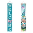thumbnail image 2 of ToyKingdee Welcome Porch Sign Spring Summer Welcome Hangings and Porch Leaner for Front Door Deck Wall, Farmhouse Rustic Vertical Board for Farmhouse Decorations, 2 of 9