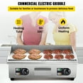 thumbnail image 2 of BENTISM 30" Electric Countertop Griddle Grill 3000w, Non-Stick Commercial Restaurant Gril, Stainless Steel Flat Top Grill, Teppanyaki Grill with Adjustable Temperature Control 122°F-572°F, No plug, 2 of 9