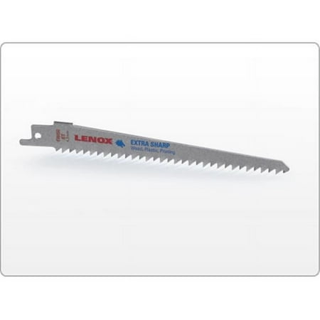 UPC: 0082472121018 | Lenox 433-121016W6R Extra Sharp Fleam Ground Reciprocating Saw Blades