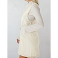 thumbnail image 5 of Women'S V Neck Sleeveless Knitted Solid Short Sweater Dress with Pockets  XL, 5 of 8