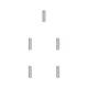 thumbnail image 3 of Riwesomey Tornillo publicitario Acero inoxidable Hueco Alto brillo Vidrio Espejo Clavo Tuerca ligera Perno Fuerte capacidad de carga 19x80mm Type2 NO2 Riwesomey CBP386099, 3 of 4