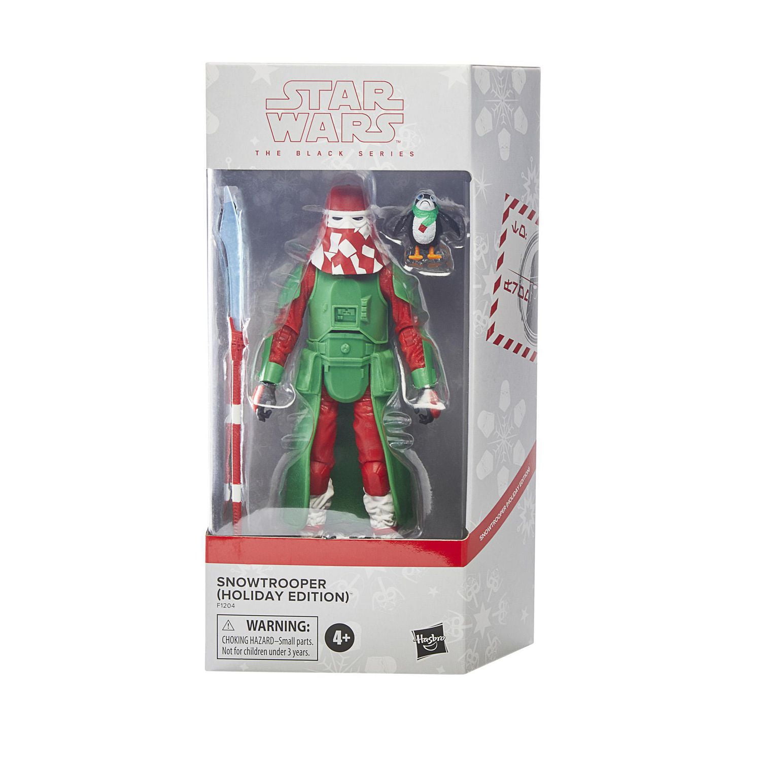 Star Wars The Black Series Snowtrooper (Holiday Edition) and Porg, Toys 6-Inch-Scale Holiday-Themed Collectible Figures, Kids Ages 4 and Up