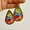 #4, variant on Bohemian Pattern Acrylic Bezel Wood Teardrop Earrings Women Summer Jewelry Gifts