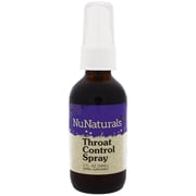 NuNaturals Throat Control Spray 2 fl oz 59 ml