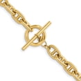 thumbnail image 6 of Auriga Fine Jewelry 14K Yellow Gold Polished 8 mm Anchor Link Y-drop Toggle Necklace for Men 24", 6 of 6