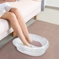 thumbnail image 4 of Ionic Detox Foot Bath Tub Basin with Waved Handle for All Detox Machines - Premium ABS Plastic, Deep Soaking for Foot, 4 of 6