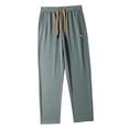 thumbnail image 3 of Pantalones De Chándal Para Hombre Pantalones De Pierna Recta Pantalones De Chándal De Moda Pantalones De Salón 4XL Verde Sunnimix Pantalones de chándal para hombre, 3 of 8