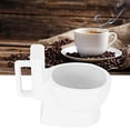 thumbnail image 5 of Fymlhomi Toilet Coffee Mug, Novelties Ceramic Mug Milk Cup Funny Coffee Cup Ceramic Cup Beverage Cup White 400ml, 5 of 5