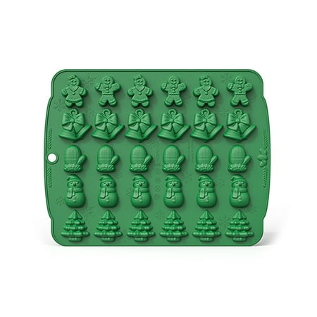 

TINYSOME Christmas Series Chocolate Moulds Mousse Molds Silicone Material Baking Gadget