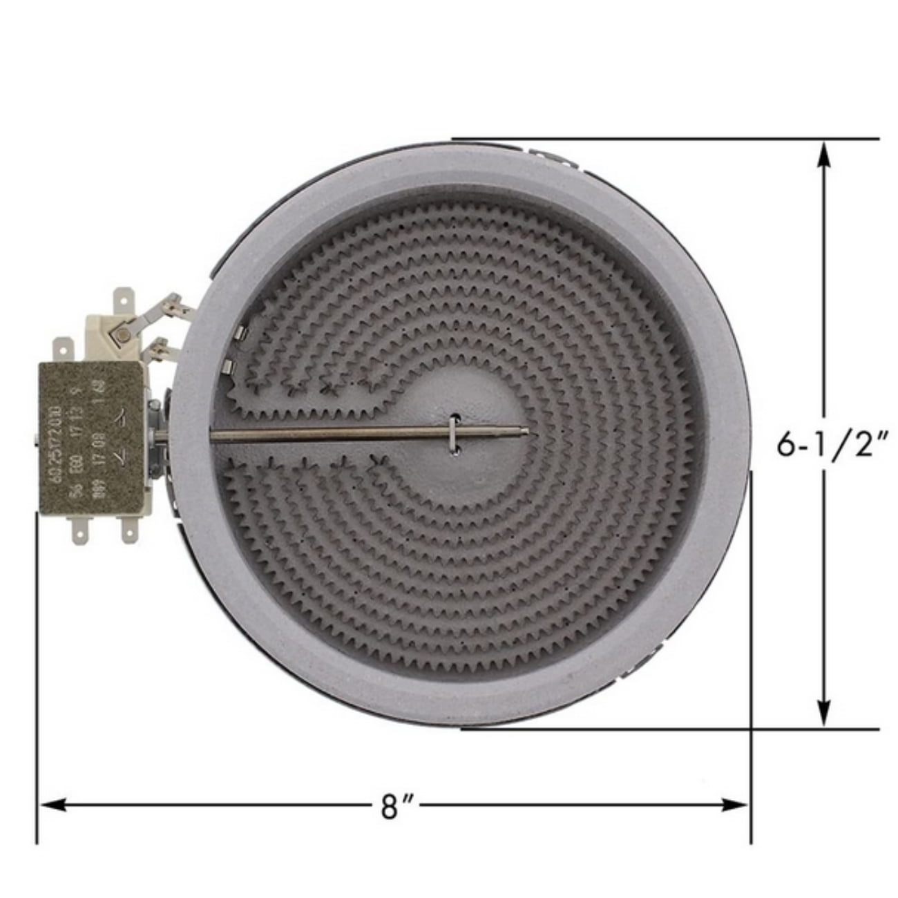 Range 6" Radiant Heating Element Burner For Universal Multiflex (Frigidaire) RC36DE60PBC VCRE3054ASE CGEF322ES5 GNEM30NWMWA WEF360ESD WEF360ESB CWEF322ES5 WEF361ESA WEF361ESB WEF361ESD WEF365BHDA