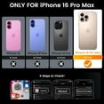 thumbnail image 2 of XIHAMA Compatible for iPhone 16 Pro Max Case with Screen Protector, Slide Camera Cover Protective Phone Case with Ring Stand, Heavy Duty Shockproof Rugged Bumper for iPhone 16 Promax Accessories, 2 of 8