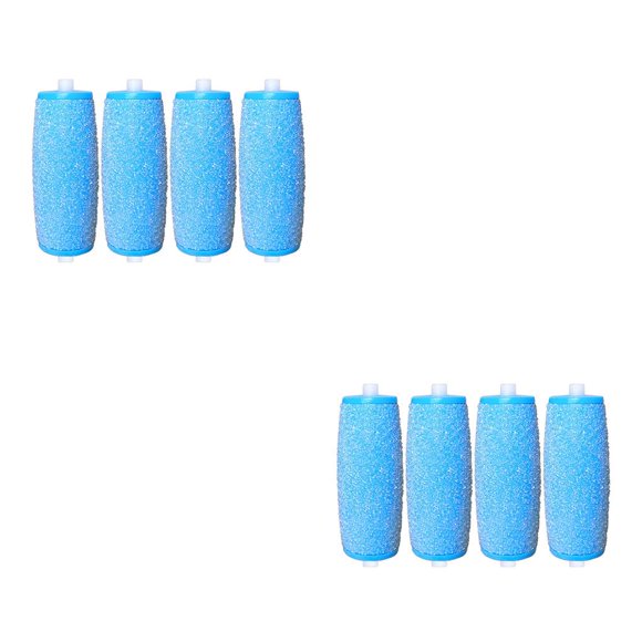 Seitruly Cabezal de molienda de pedicura Mineral, 4 Uds., herramienta de cabeza de rodillo de repuesto recargable Azul 2piezas Seitruly CBP122686