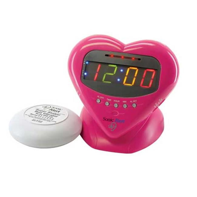 Sonic Alert Sweetheart Vibrating Alarm Clock - Walmart.com