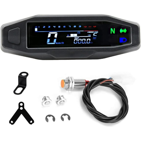 Motorcycle RPM Gauge Digital Speedometer Odometer Electric Injection Carburetor Instrument Turn Signal Light Indicator Moto Accessories