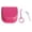 Pink, variant on Portable Retainer Cleaning Case Denture Storage Box with Vent Holes and Secure Latch for Travel and Oral Care 3x3x1 Inch Yellow